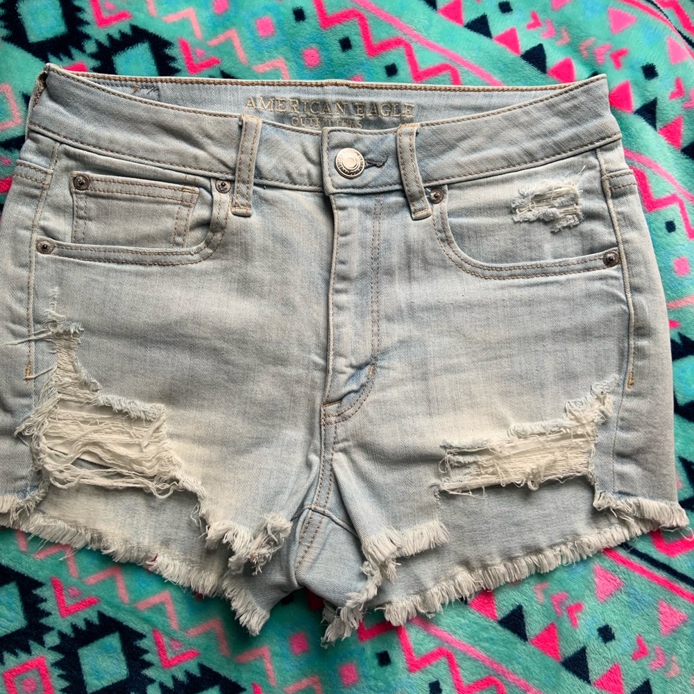 🌼AE light denim stretch shorts🌼
